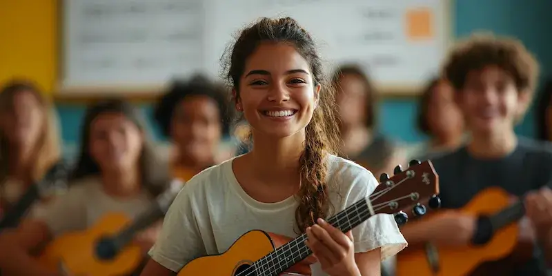 Co jest prostsze ukulele czy gitara?