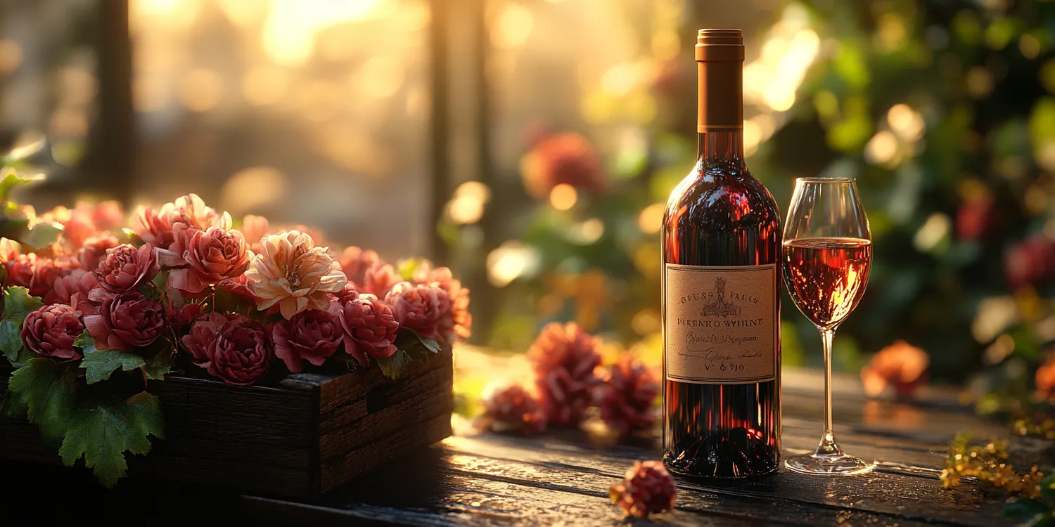 Francuskie czerwone wino wytrawne