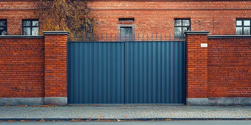 Metallzaun aus Polen mit Montage