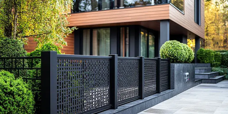 Polnische Metallzaune