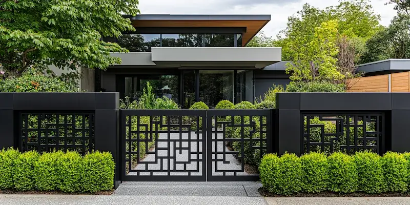 Gartenzaun Metall Polen